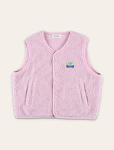 American Vintage Hoktown pink vest for kids -  | Spazio Pritelli