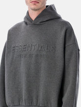 Fear of God Essentials embossed hoodie grey -  | Spazio Pritelli
