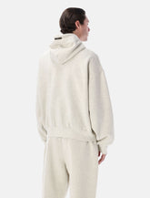 Fear of God Essentials embossed hoodie oatmeal heater -  | Spazio Pritelli