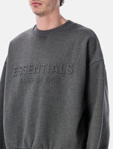 Fear of God Essentials Embossed crewneck grey -  | Spazio Pritelli