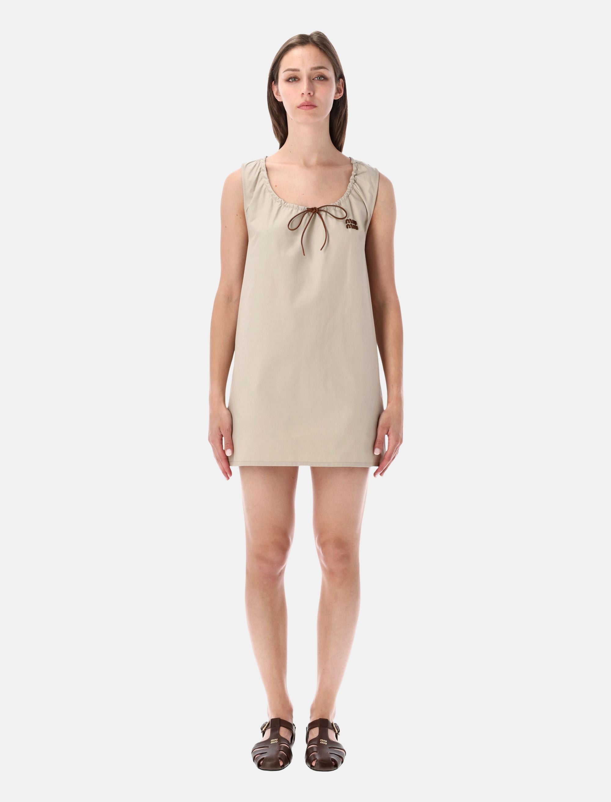 Miu Miu Panama cotton dress
