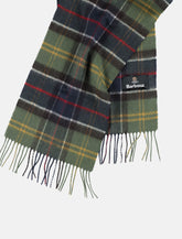 Barbour tartan wool cashmere scarf -  | Spazio Pritelli