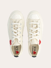 Comme Des Garçons Play x Converse red heart low-top sneakers for kids -  | Spazio Pritelli