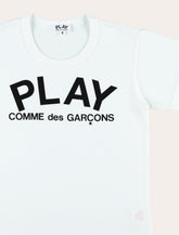 Comme des Garçons Play cotton logo t-shirt for kids -  | Spazio Pritelli
