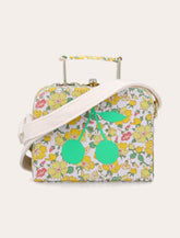 Bonpoint Valisette Borsa a Tracolla Floreale Ciliegie Turchesi -  | Spazio Pritelli