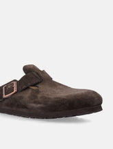 Birkenstock Boston suede sandals - Mocha -  | Spazio Pritelli