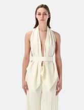 Top drappeggiato effetto sciarpa Alberta Ferretti -  | Spazio Pritelli