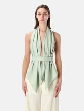Top drappeggiato effetto sciarpa Alberta Ferretti -  | Spazio Pritelli