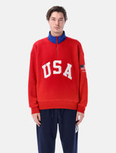 Polo Ralph Lauren USA teddy sweatshirt with zip -  | Spazio Pritelli