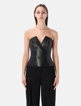 Bustier Harling in pelle di agnello Ralph Lauren -  | Spazio Pritelli