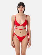 The Attico red laces bikini -  | Spazio Pritelli