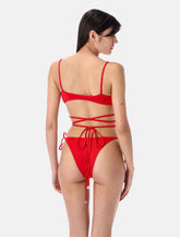 The Attico red laces bikini -  | Spazio Pritelli