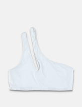 Let’s Swim one-shoulder teardrop bikini top -  | Spazio Pritelli