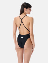 Marine Serre square-neck swimsuit -  | Spazio Pritelli