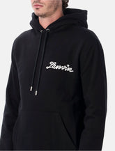 Lanvin Ribbon embroidered logo hoodie -  | Spazio Pritelli
