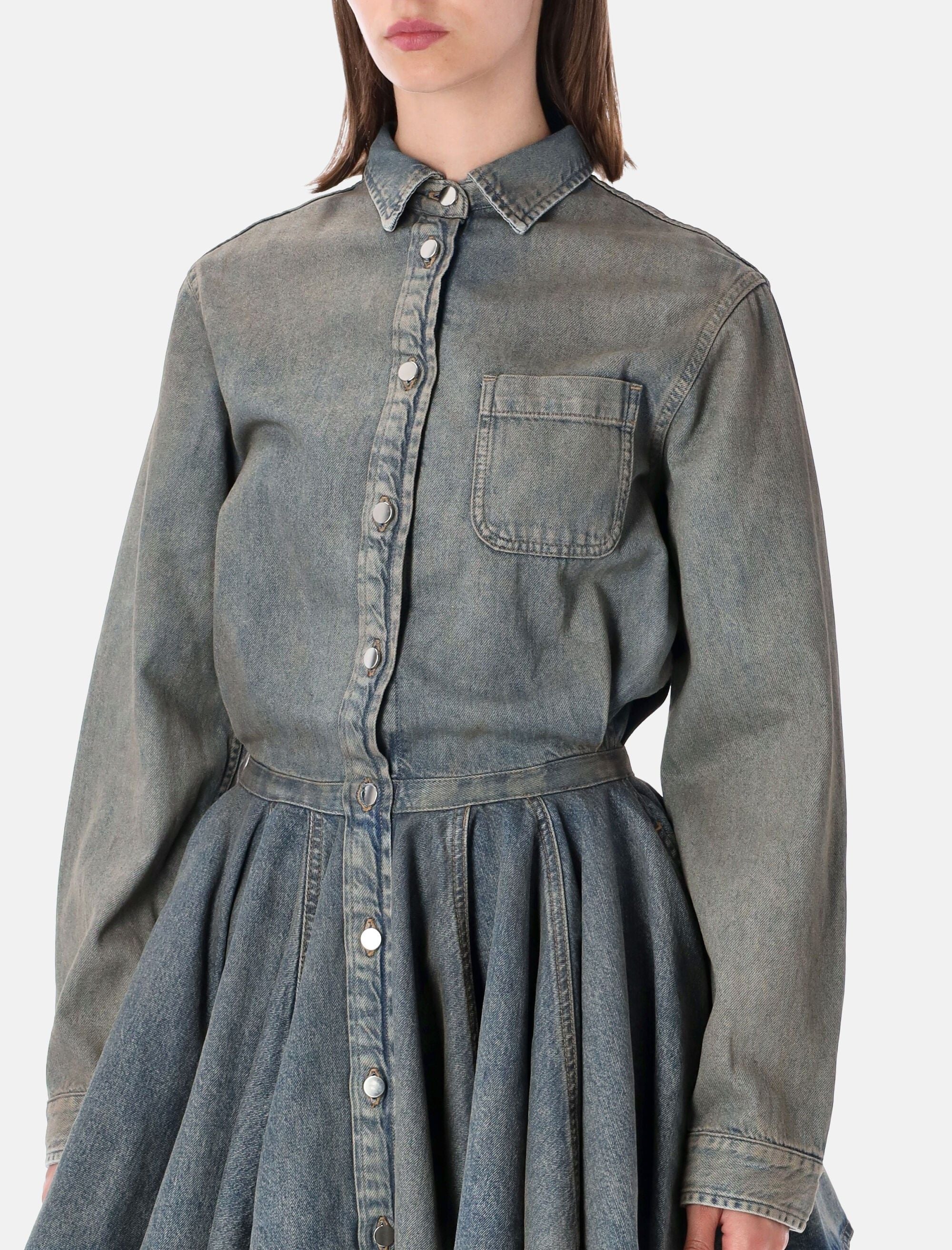 Haikure Shila Ziggy denim dress