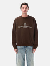 Felpa Girocollo Sporty & Rich con stemma H&W -  | Spazio Pritelli