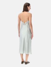 Róhe lace silk slip dress -  | Spazio Pritelli