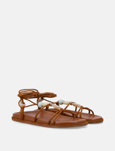 Stuart Weitzman suede Majorca Wrap sandals -  | Spazio Pritelli