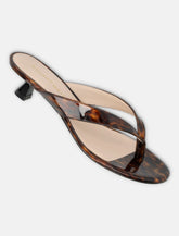 Stuart Weitzman Rio Sleek tortoiseshell sandals -  | Spazio Pritelli