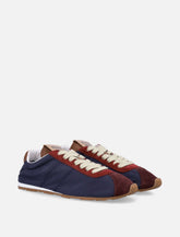 Miu Miu Plume technical fabric and suede woman's sneakers -  | Spazio Pritelli