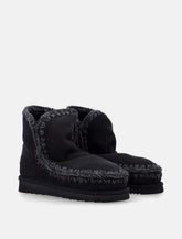 Mou Eskimo 18 sheepskin boots with crochet stitching -  | Spazio Pritelli