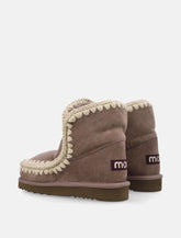 Mou Eskimo 18 sheepskin boots with crochet stitching -  | Spazio Pritelli
