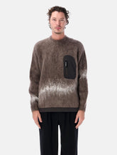 and wander jacquard shaggy crewneck sweater -  | Spazio Pritelli