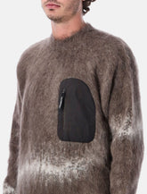 and wander jacquard shaggy crewneck sweater -  | Spazio Pritelli