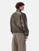 Bottega Veneta Intrecciato leather blouson -  | Spazio Pritelli