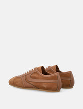 Dries Van Noten tan suede sneakers -  | Spazio Pritelli