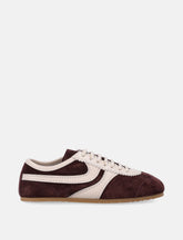 Dries Van Noten dark purple suede sneakers -  | Spazio Pritelli