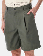 Obey Dean pleated shorts -  | Spazio Pritelli