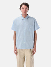 Obey Alan stripe seersucker shirt -  | Spazio Pritelli