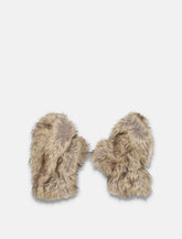 Stand Studio Jane faux fur mittens -  | Spazio Pritelli