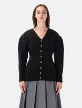 La Piscine fitted ribbed knit cardigan -  | Spazio Pritelli