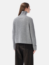 La Piscine high neck wool sweater -  | Spazio Pritelli