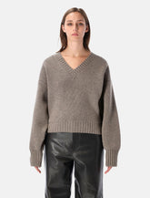 Róhe V-neck wool pullover -  | Spazio Pritelli