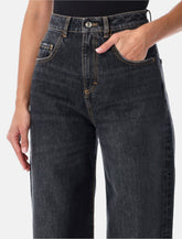 Icon Denim Poppy black wide leg jeans -  | Spazio Pritelli
