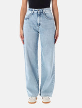 Icon Denim Poppy sky blue wide leg jeans -  | Spazio Pritelli