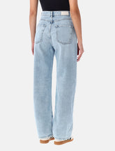 Icon Denim Poppy sky blue wide leg jeans -  | Spazio Pritelli
