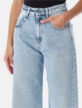 Icon Denim Poppy sky blue wide leg jeans -  | Spazio Pritelli