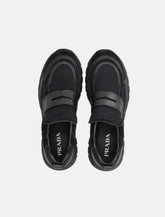 Prada Prax mesh and leather loafers -  | Spazio Pritelli