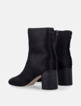 MM6 calf hair ankle boots -  | Spazio Pritelli