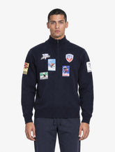 MC2 Saint Barth Navy Patch Sweater -  | Spazio Pritelli