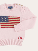 Polo Ralph Lauren baby girl's Iconic Flag jumper -  | Spazio Pritelli