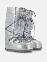 Moon Boot Icon Silver Glittered High boots -  | Spazio Pritelli