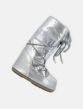 Moon Boot Icon Silver Glittered High boots -  | Spazio Pritelli