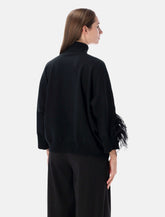 Alberta Ferretti merino wool feather sweater -  | Spazio Pritelli