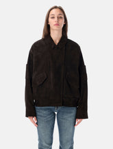 Sword suede bomber jacket -  | Spazio Pritelli